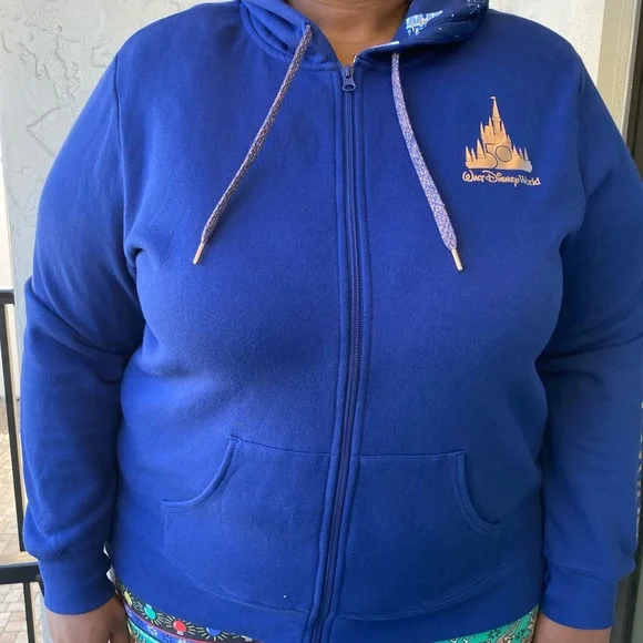 COPY - Disney 50th Anniversary Zip Up Hoodie Sweatshirt Jacket - Picture 8 of 11